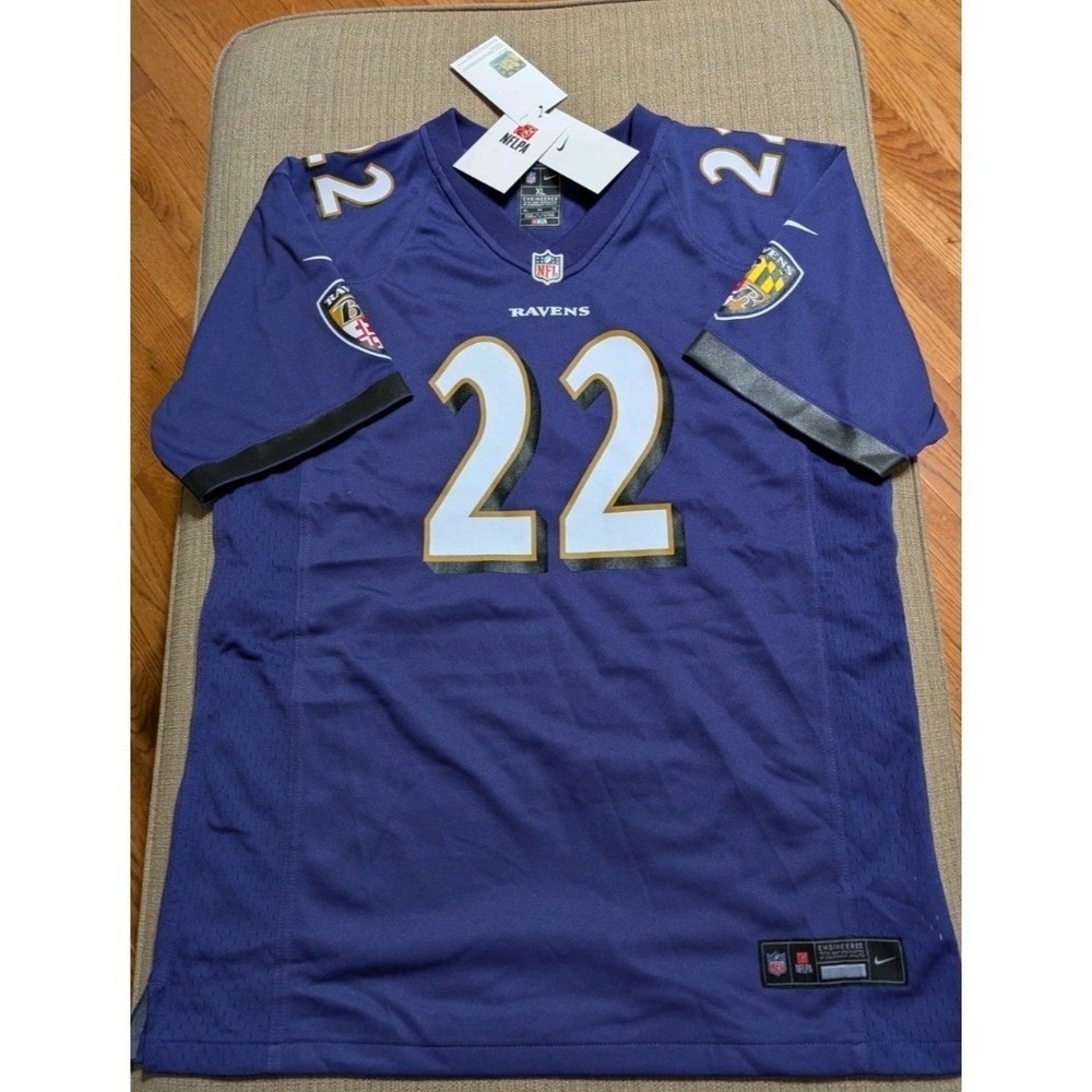NWT Nike Baltimore Ravens Derrick Henry #22 Youth Jersey Purple L NFL Football